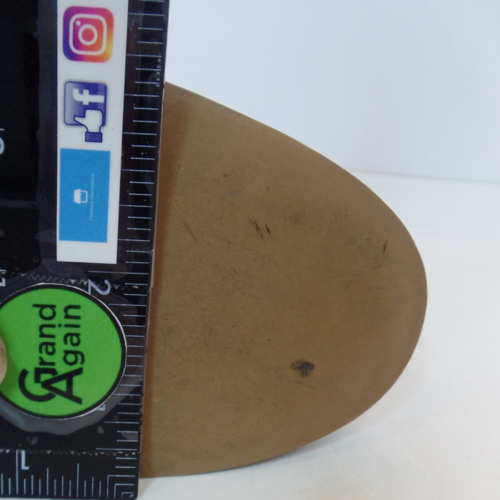 Franco Sarto  Burgundy Leather Heels With Attractive Goldtone Buckles Sz 8.5 - Picture 15 of 15